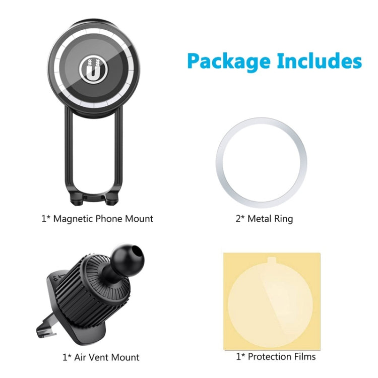 Car Central Control Air Outlet Mobile Phone Navigation Magnetic Suction Bracket, Model: LE-11 - Car Holders by PMC TechLife | Online Shopping South Africa | PMC TechLife