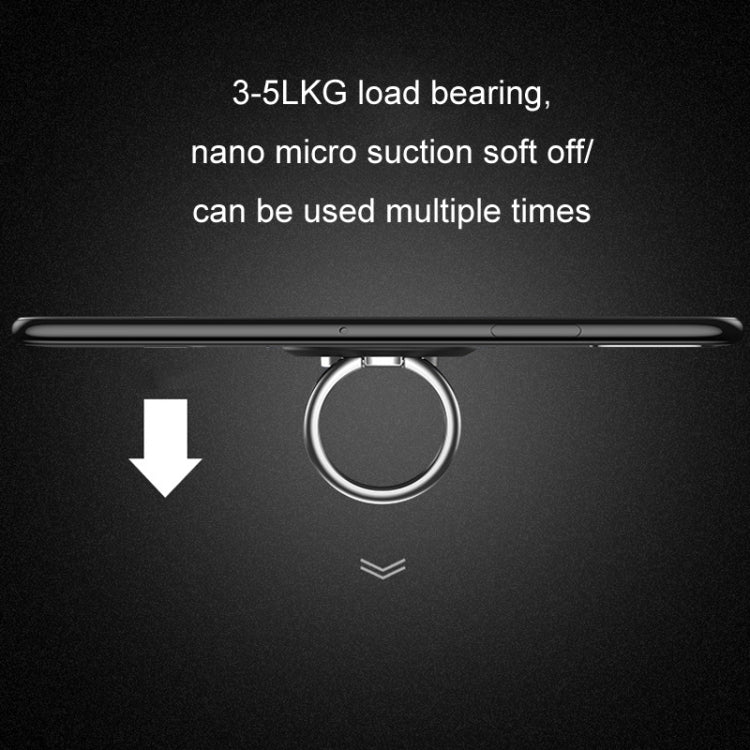 5pcs Car Magnetic Metal Ring Buckle Mobile Phone Holder(Lavender Gray) - Ring Holder by PMC TechLife | Online Shopping South Africa | PMC TechLife