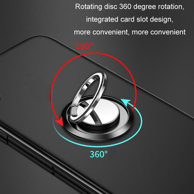 5pcs Car Magnetic Metal Ring Buckle Mobile Phone Holder(Hawthorn Red) - Ring Holder by PMC TechLife | Online Shopping South Africa | PMC TechLife