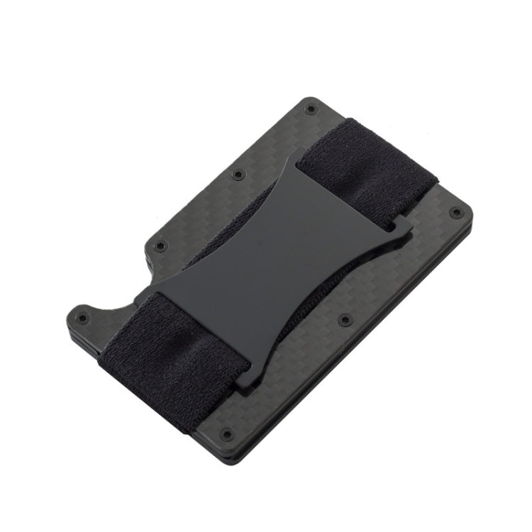 RFID Carbon Fiber Metal Card Holder Multifunctional  Anti-theft Credit Card Box(Black) - Antimagnetic RFID Package by PMC TechLife | Online Shopping South Africa | PMC TechLife | Buy Now Pay Later Mobicred