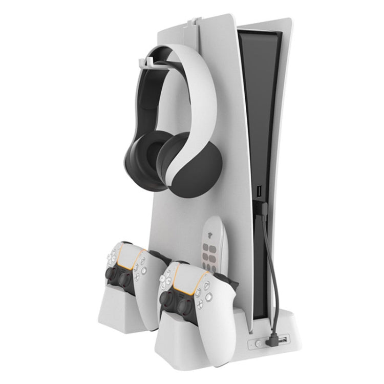 iplay HBP-351 For Sony PS5 Host Cooling Base Bracket Multifunctional Handle Charging Stand(White) - free shipping - PMC TechLife - Order now!