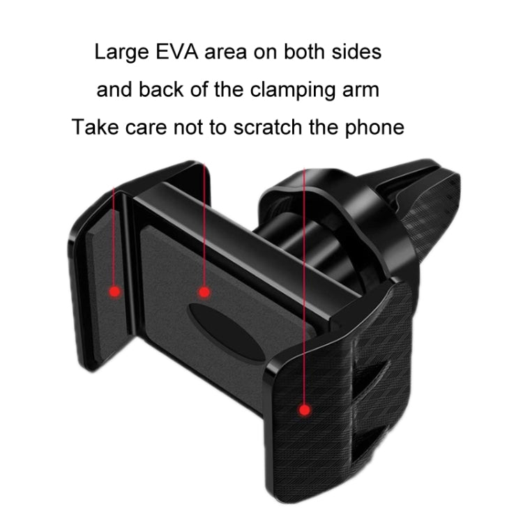 360-degree Rotating Car Air Outlet Multi-functional Mobile Phone Holder(Black) - free shipping - PMC TechLife - Order now!