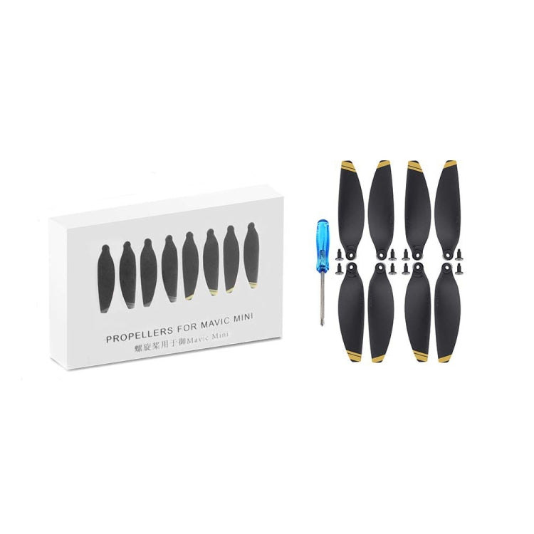 For DJI Mavic Mini 4726F Wing Propeller Blade Drone Accessories, Spec: 2pairs Golden Edge - DIY Propeller by PMC TechLife | Online Shopping South Africa | PMC TechLife | Buy Now Pay Later Mobicred