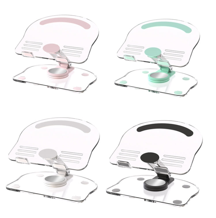 KF-Z11 Acrylic Tablet PC Mobile Phone Bracket Desktop Rotating Foldable Lazy Non-slip Phone Support Frame(Green) - Desktop Holder by PMC TechLife | Online Shopping South Africa | PMC TechLife