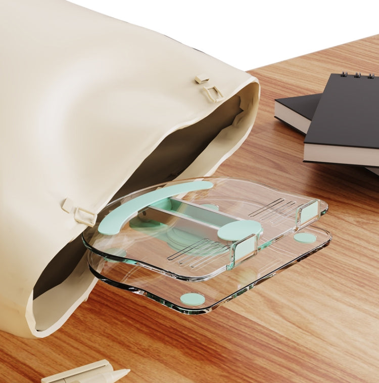 KF-Z11 Acrylic Tablet PC Mobile Phone Bracket Desktop Rotating Foldable Lazy Non-slip Phone Support Frame(Black) - Desktop Holder by PMC TechLife | Online Shopping South Africa | PMC TechLife
