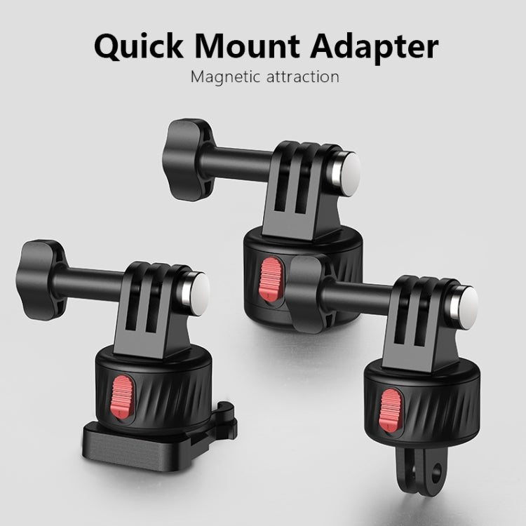 For GoPro/Insta360 GO 3 Action Camera Magnetic Gimbal Base Adapter Accessories(3pcs/set) - Connection Mount by PMC TechLife | Online Shopping South Africa | PMC TechLife