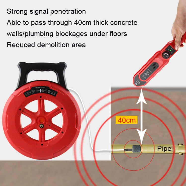 NOYAFA NF-5140 Wall Pipe Blockage Detector Pipe Blockage Detector For Iron/PVC/Cement/Steel Pipes - free shipping - PMC TechLife - Order now!
