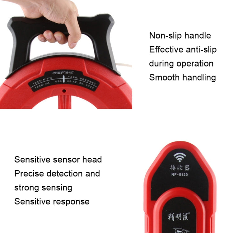 NOYAFA NF-5140 Wall Pipe Blockage Detector Pipe Blockage Detector For Iron/PVC/Cement/Steel Pipes - free shipping - PMC TechLife - Order now!