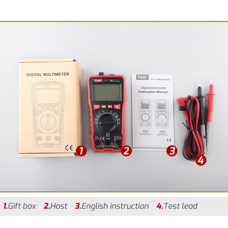 TASI TA801B Automated Manual Integral Digital Multimeter High Precision Digital Display Ammeter - Digital Multimeter by TASI | Online Shopping South Africa | PMC TechLife | Buy Now Pay Later Mobicred