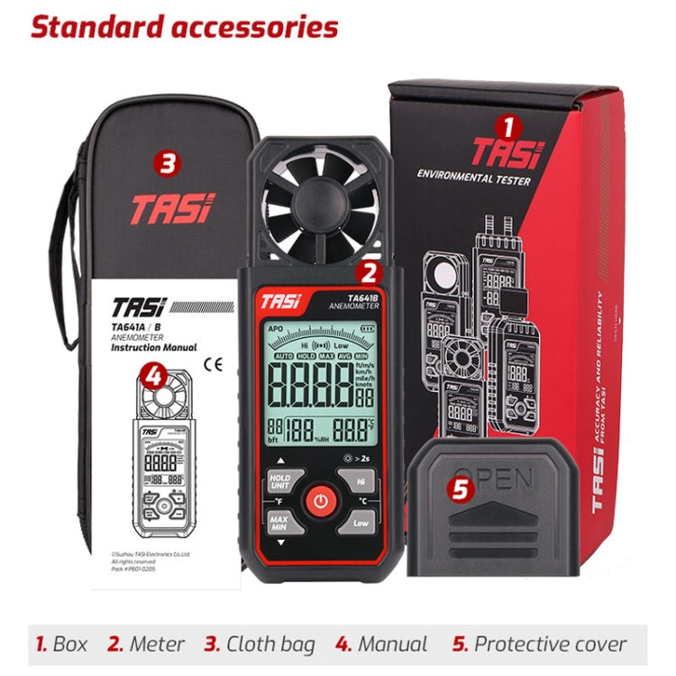 TASI TA641B High Precision Wind Speed Instrument Wind Volume Tester Handheld Wind Speed Meter - free shipping - PMC TechLife - Order now!