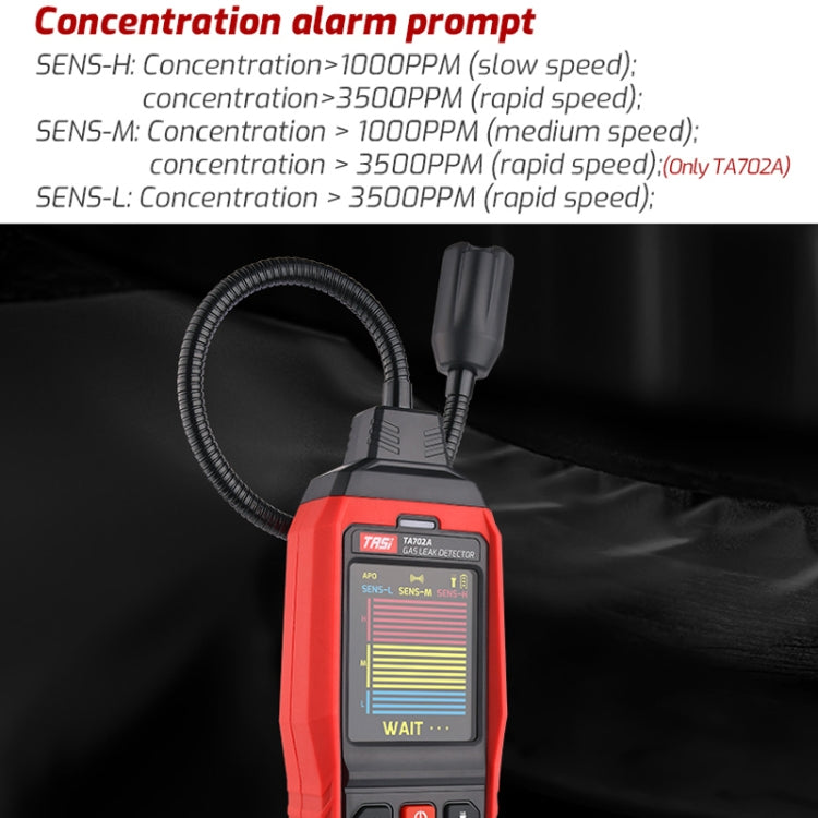 TASI TA702B Simulation Bar+Digital Display Cumbelo Gas Detector Portable Gas Testing Instrument Natural Gas Discovery Detective - free shipping - PMC TechLife - Order now!