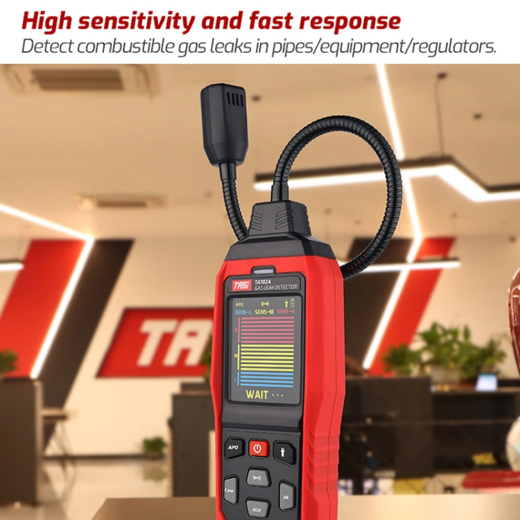 TASI TA702A Simulation Bar Display Cumbelo Gas Detector Portable Gas Testing Instrument Natural Gas Discovery Detective - free shipping - PMC TechLife - Order now!