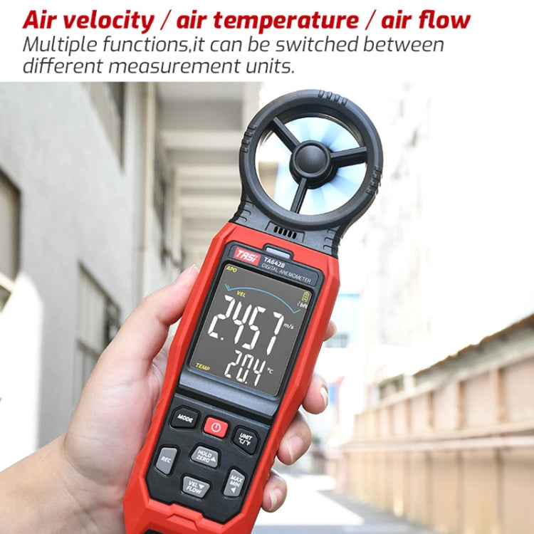 TASI TA642B Portable Digital Wind Speed Meter Air Volume Tester - free shipping - PMC TechLife - Order now!