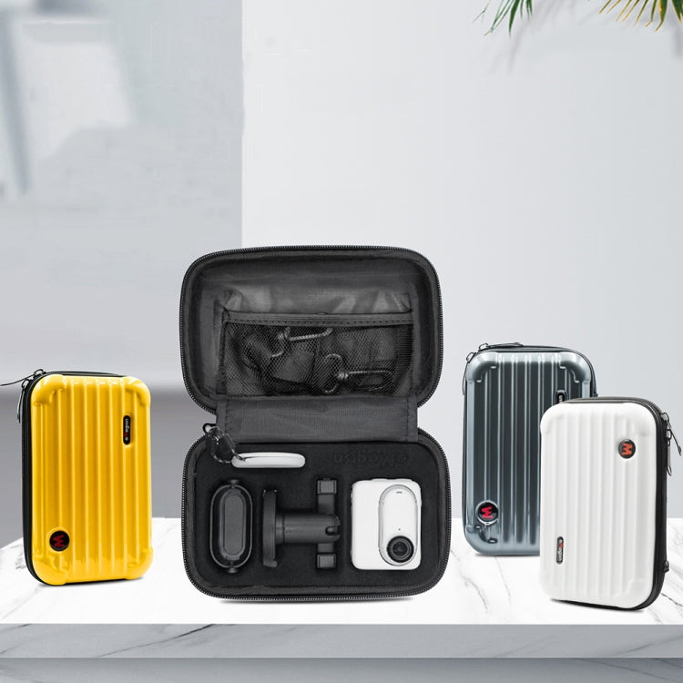 For Insta360 GO 3 AMagisn Hard Shell Storage Bag Waterproof Bag(Pearl White) - free shipping - PMC TechLife - Order now!