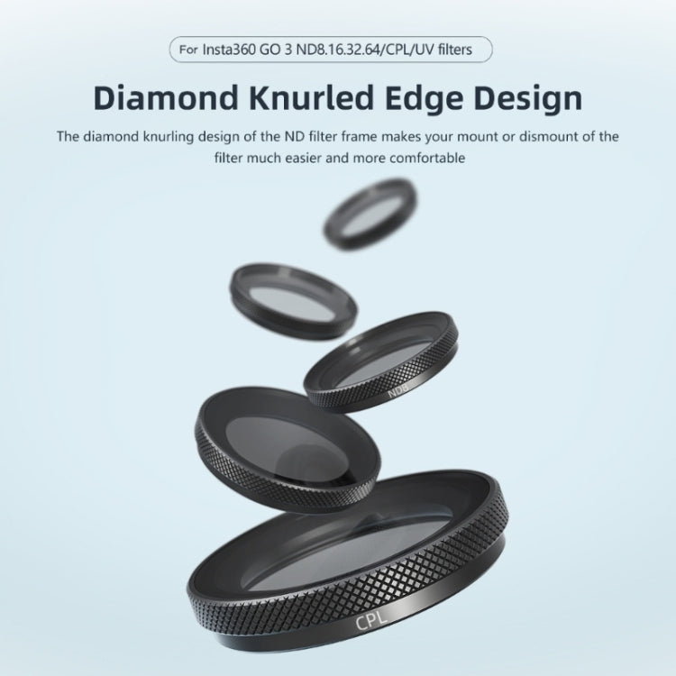 For Insta360 Go 3/Go 2 aMagisn Lens Filters Waterproof Filter, Spec: UV - Len Accessories by aMagisn | Online Shopping South Africa | PMC TechLife