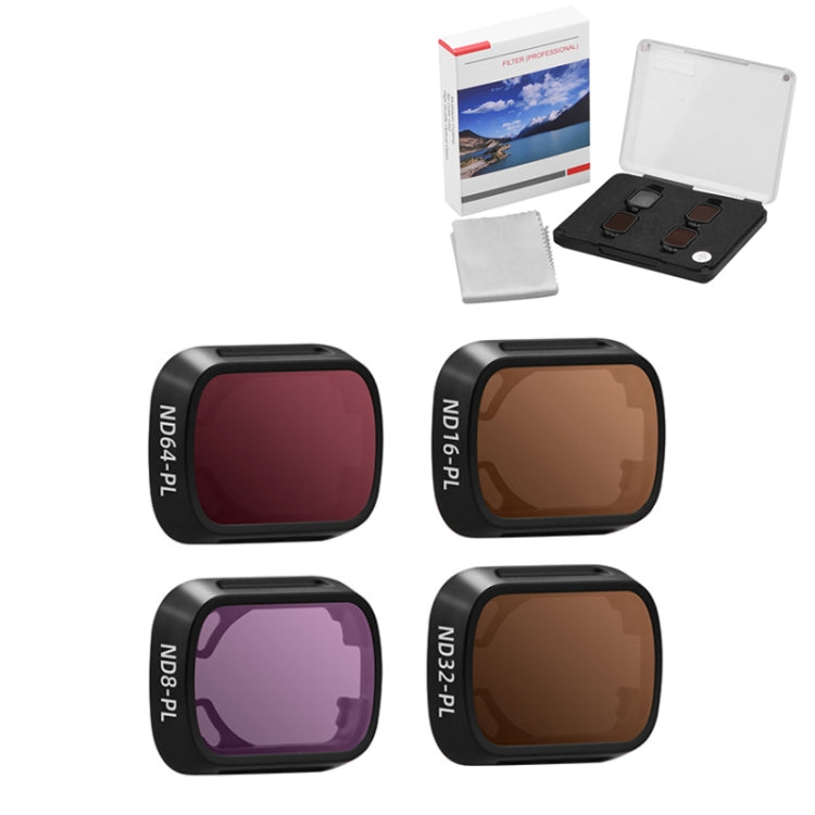 For DJI MINI3/MINI 3PRO BRDRC Filter Protective Glass, Style: 4pcs/set ND8PL+ND16PL+ND32PL+ND64PL - free shipping - PMC TechLife - Order now!