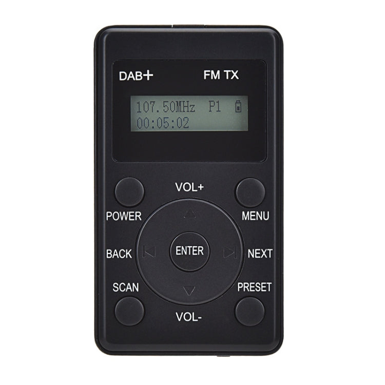 HanRongda HRD-100 Portable Digital Display DAB+ / DAB / FM Radio(Black) - free shipping - PMC TechLife - Order now!