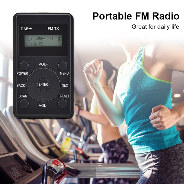 HanRongda HRD-100 Portable Digital Display DAB+ / DAB / FM Radio(Black) - free shipping - PMC TechLife - Order now!