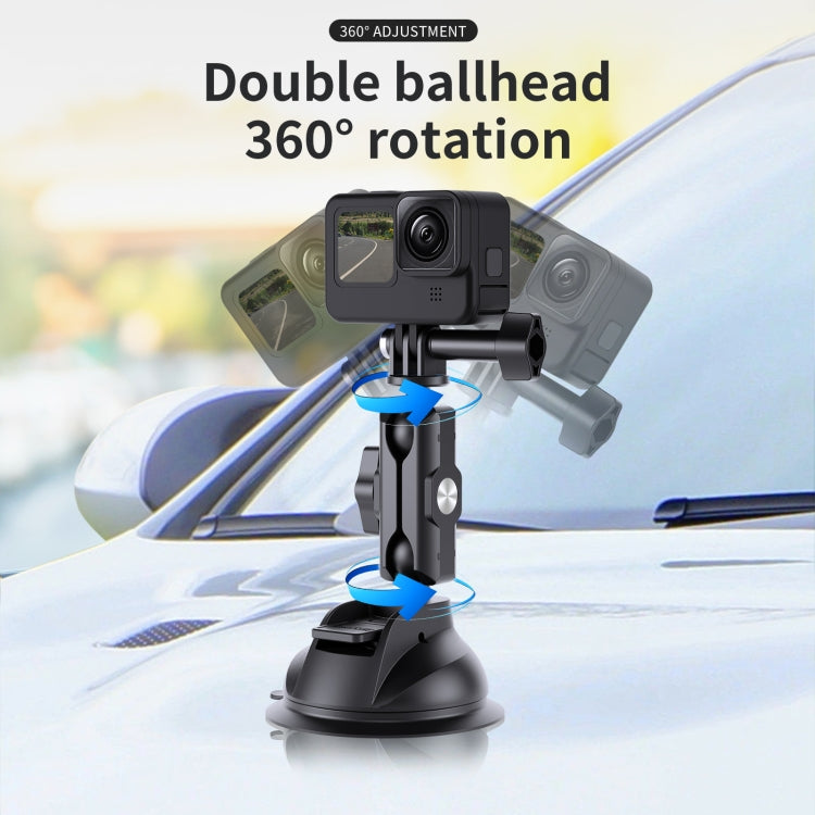 TELESIN Car Action Camera Holder Suction Cup 360 Degree Adjustable - free shipping - PMC TechLife - Order now!