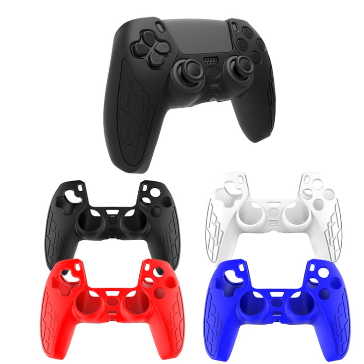 For PS5 Gamepad Silicone Case Non-slip Texture Thickened Protective Cover(Black) - Cases by PMC TechLife | Online Shopping South Africa | PMC TechLife
