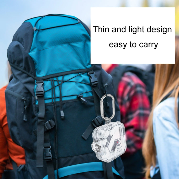 For Nothing Ear 2 Earphone Transparent Mirror PC Case(Transparent Purple) - Other Earphone Case by PMC TechLife | Online Shopping South Africa | PMC TechLife | Buy Now Pay Later Mobicred