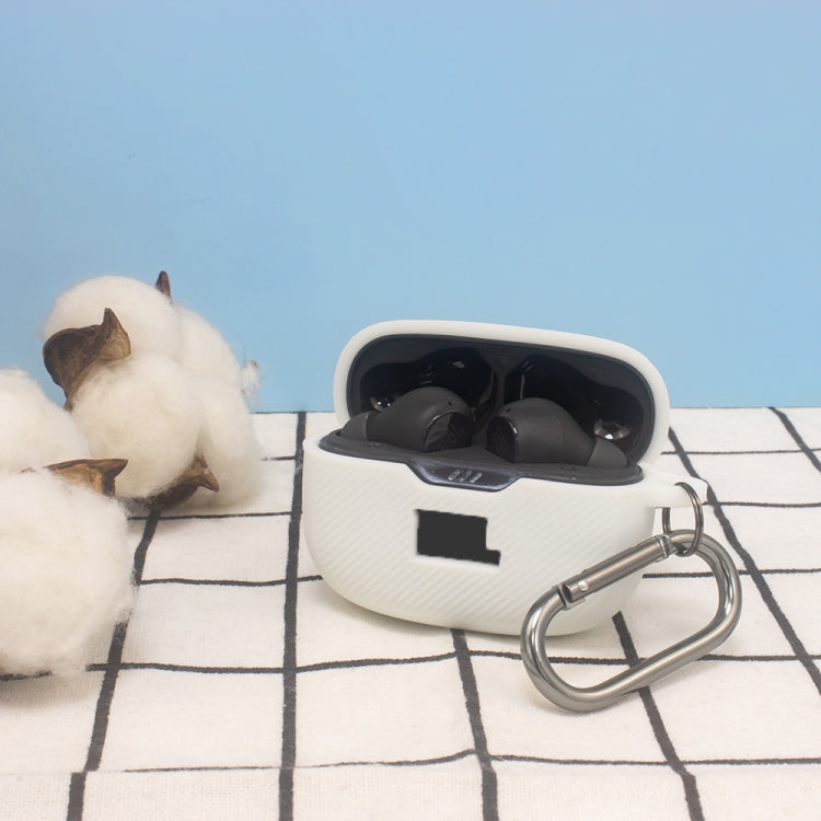 For JBL Vibe Beam Headphone Silicone Waterproof Dustproof Protective Case(Blue) - JBL Earphone Case by PMC TechLife | Online Shopping South Africa | PMC TechLife