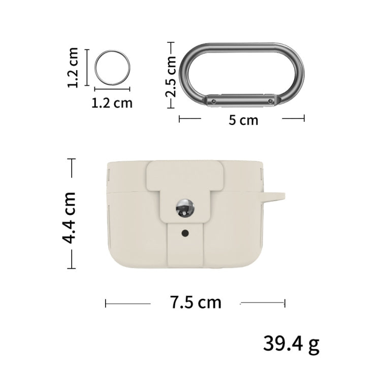 For Status Audio Between Pro Old Ver Charging Compartment Earphone Case(Beige) - free shipping - PMC TechLife - Order now!