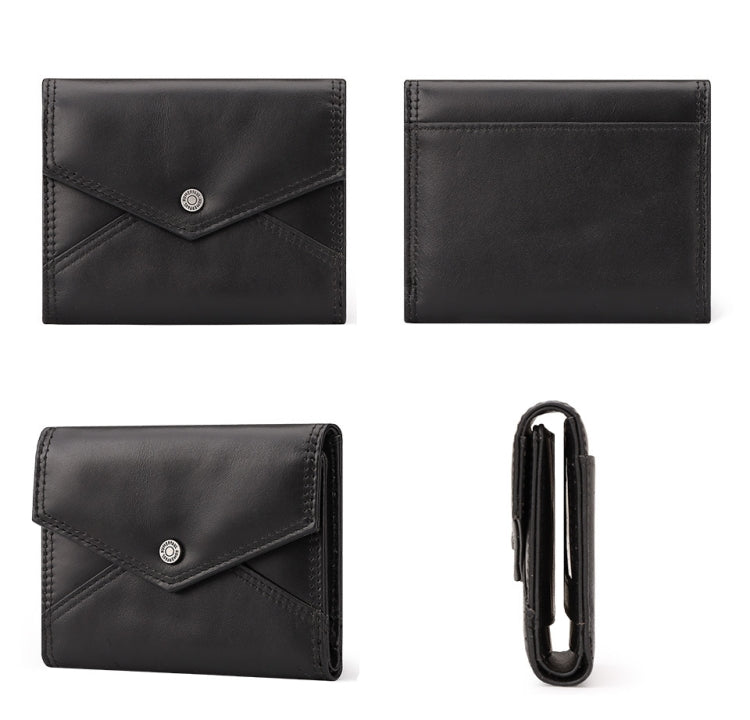 HUMERPAUL RFID Anti-Magnetic Lady Leather Wallet Buckle Card Coin Purse(Red) - free shipping - PMC TechLife - Order now!