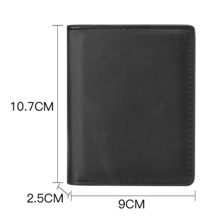 RFID Anti-Theft Short Wallet Automatic Pop-Up Aluminum Alloy Antimagnetic Card Holder(Brown) - Antimagnetic RFID Package by PMC TechLife | Online Shopping South Africa | PMC TechLife | Buy Now Pay Later Mobicred