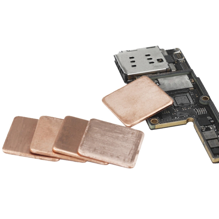 20pcs Laptop Cooling Copper Heat Sink Thermal Conductive Tabs Cell Phone Computer Graphics Card Heat Sinks 20x20x0.8mm - free shipping - PMC TechLife - Order now!