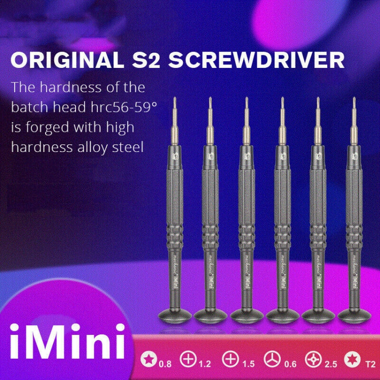MECHANIC iMini Series Mobile Phone Repair Glasses Screw Batch Clock Tool, Series: Phillips 1.5 - Screwdriver by MECHANIC | Online Shopping South Africa | PMC TechLife