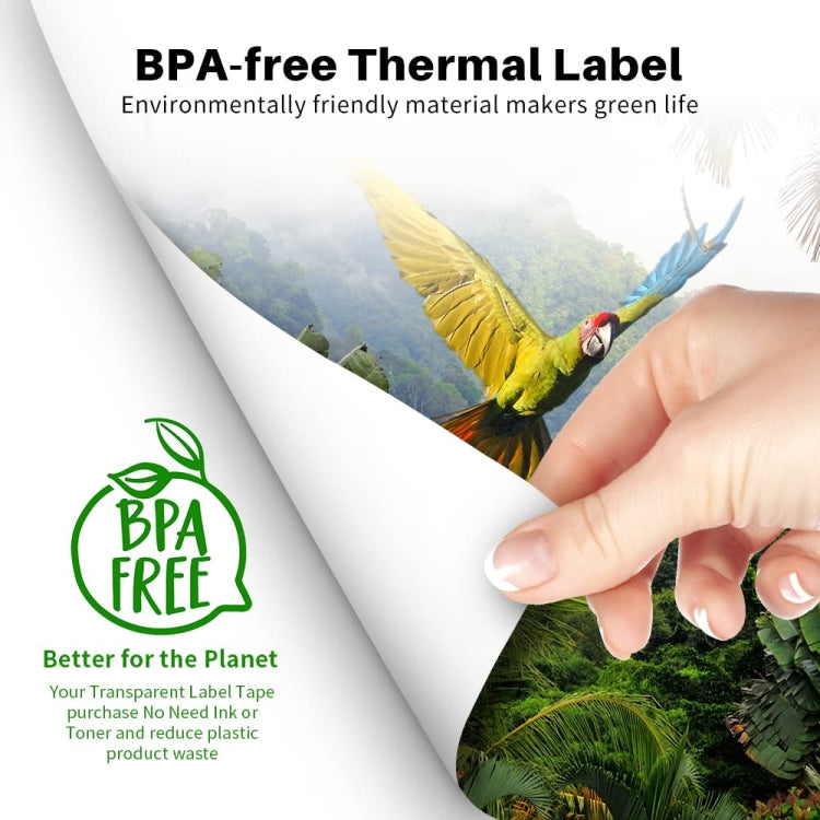 For Phomemo M08F 200sheets Thermal Printing Paper Compatible for MR.IN Brother Pocket Jet / MT800, Style: Folding Letter - free shipping - PMC TechLife - Order now!