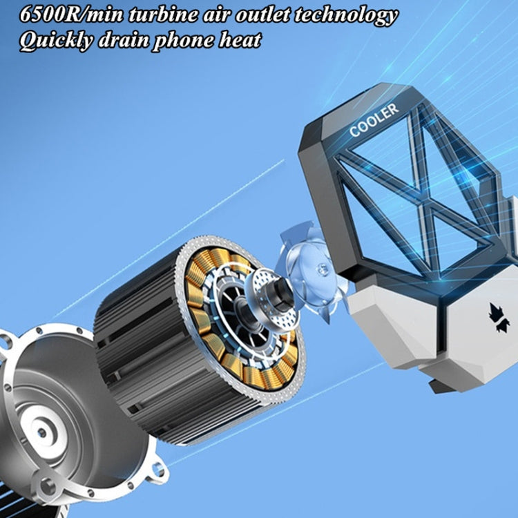 Mobile Phone Universal Radiator With Two Speed Ultra Long Battery Life Plug Model Black - Cooling Fan Radiator by PMC TechLife | Online Shopping South Africa | PMC TechLife