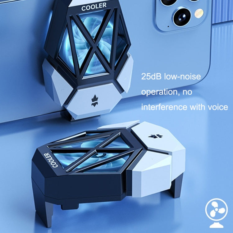 Mobile Phone Universal Radiator With Two Speed Ultra Long Battery Life Plug Model Black - Cooling Fan Radiator by PMC TechLife | Online Shopping South Africa | PMC TechLife