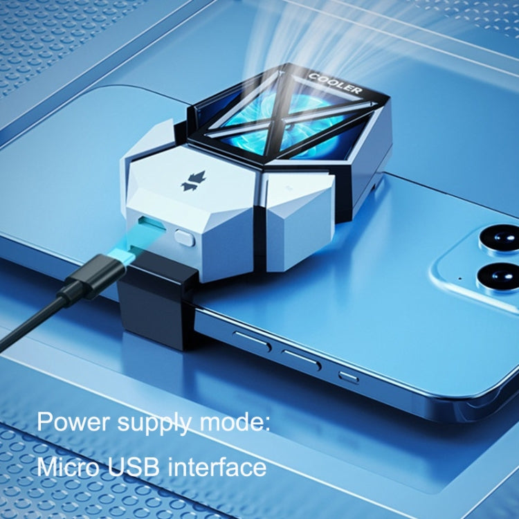 Mobile Phone Universal Radiator With Two Speed Ultra Long Battery Life Plug Model Black - Cooling Fan Radiator by PMC TechLife | Online Shopping South Africa | PMC TechLife