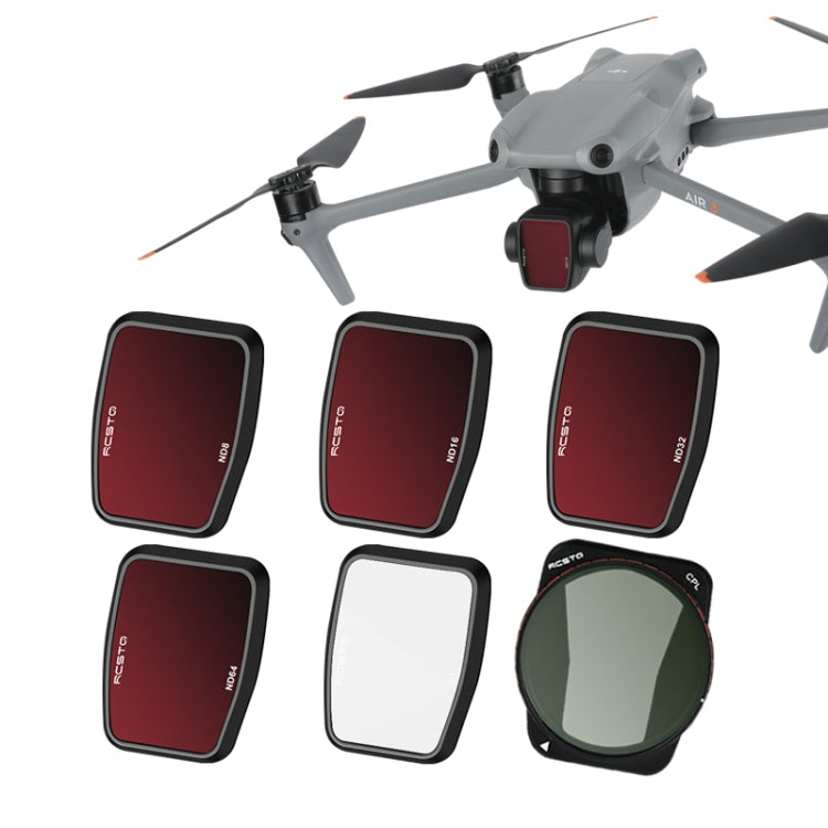 For DJI Air 3 RCSTQ Multi-Layer Coating Waterproof  Filter, Spec: CPL - free shipping - PMC TechLife - Order now!