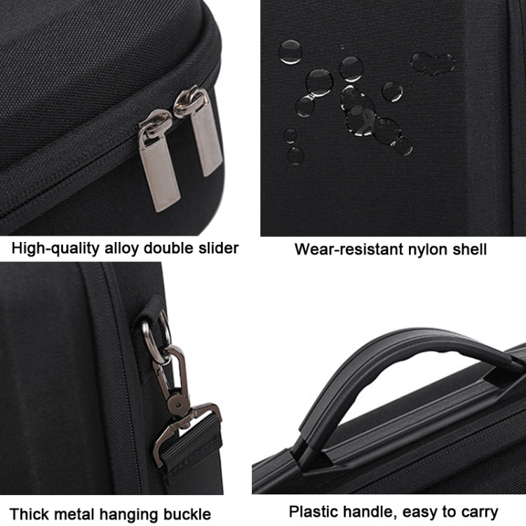 For DJI Mini 3/Mini 3 Pro Drone Storage Bag Box Shoulder Bag Suitcase(Black) - Carry Cases & Bags by PMC TechLife | Online Shopping South Africa | PMC TechLife | Buy Now Pay Later Mobicred