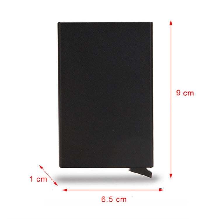 RFID Short Metal Card Case Credit Card Holder Wallet(Light Grey) - free shipping - PMC TechLife - Order now!