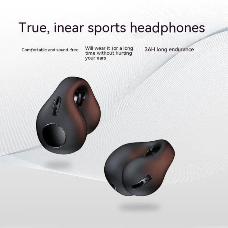 JX80 TWS Wireless Bone Conduction Clip-On Ear Noise Reduction Bluetooth Headset(Purple) - TWS Earphone by PMC TechLife | Online Shopping South Africa | PMC TechLife