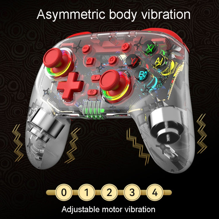 For PS3 / PS4 Dual Vibration Wireless Gamepad With RGB Lights(Blue) - Gamepads by PMC TechLife | Online Shopping South Africa | PMC TechLife