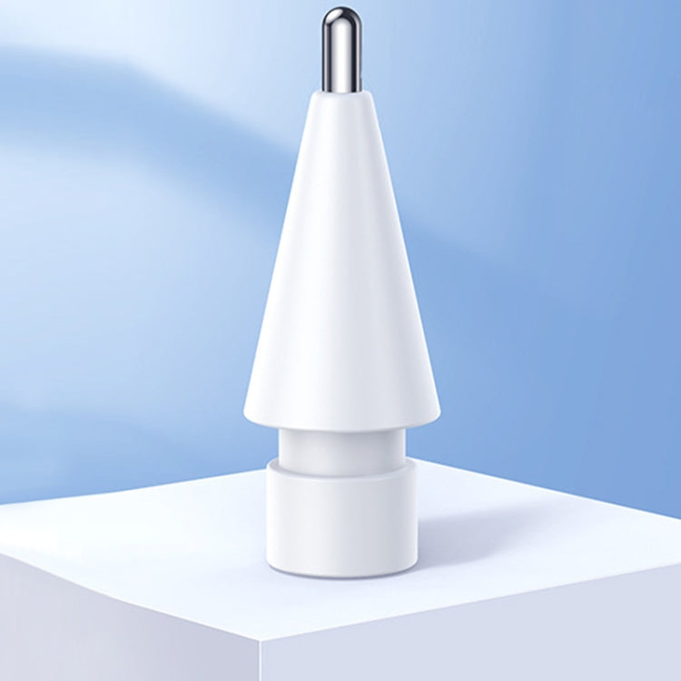 For Apple Pencil 1/2 Generation Modified Metal Wear-Resistant Paper-Like Needle Tube Nib, Color: 4.0 Extended Reform Silver - Pencil Accessories by PMC TechLife | Online Shopping South Africa | PMC TechLife