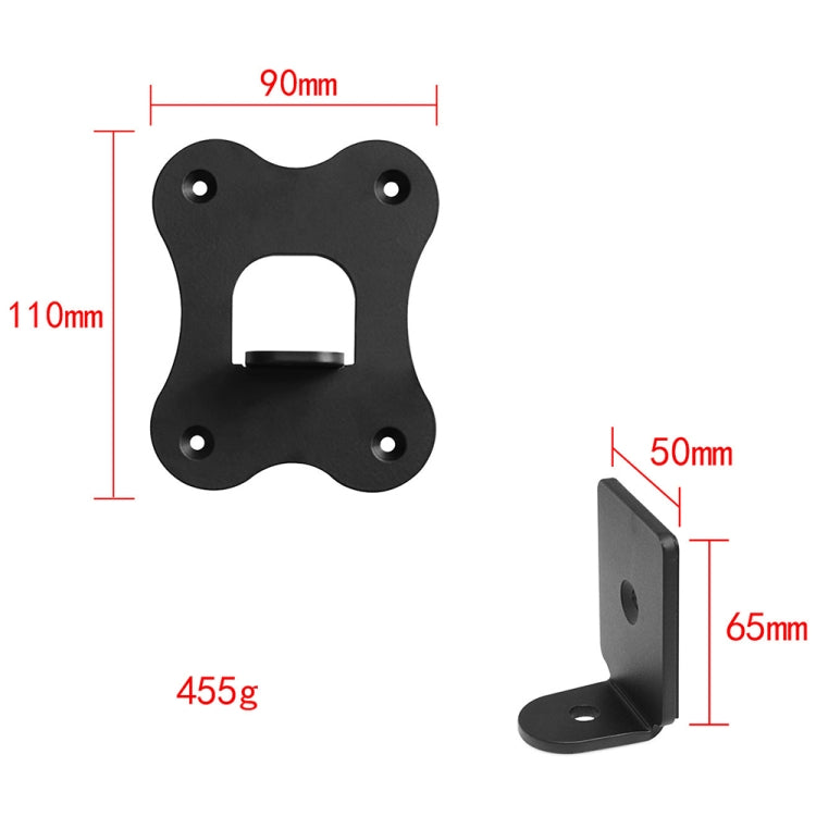 For Samsung SWA-9500S / XZ Home Bluetooth Speaker Metal Wall Mount Bracket(Black) - Speaker Bracket by PMC TechLife | Online Shopping South Africa | PMC TechLife