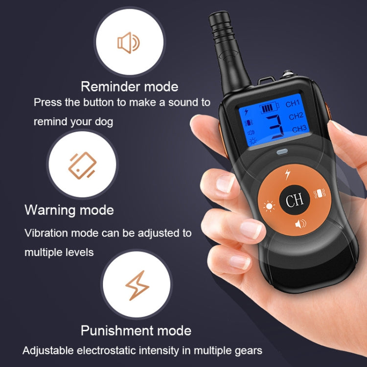 Smart Electronic Remote Control Dog Training Device Waterproof Pets Bark Stopper, Size: For-Two-Dog(Orange) - free shipping - PMC TechLife - Order now!