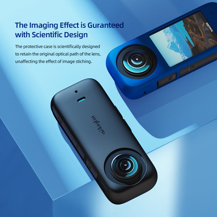 For Insta360 X3 AMagisn Body Silicone Protective Cover, Style: Body Case (black) - Case & Bags by aMagisn | Online Shopping South Africa | PMC TechLife | Buy Now Pay Later Mobicred