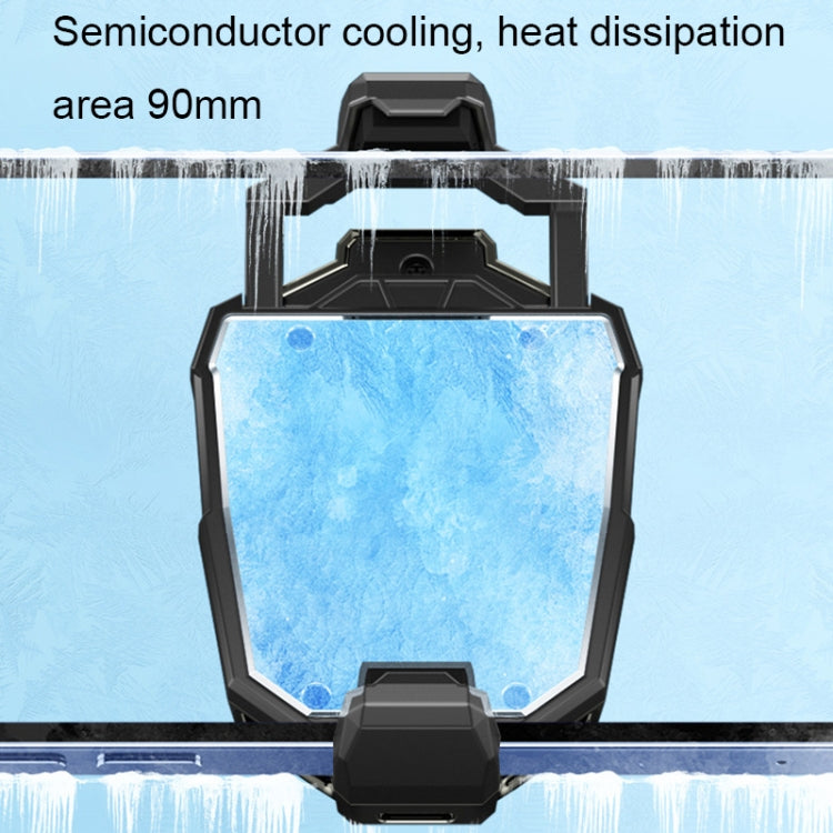 X20 Semiconductor Mobile Phone Radiator LED Light Mini Phone Cooling Fan, Color: Electroplated Mineral-color - Cooling Fan Radiator by PMC TechLife | Online Shopping South Africa | PMC TechLife