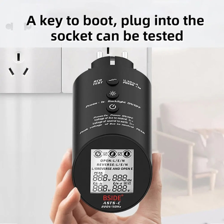 BSIDE ASTS Circuit Analyzer Plug Power Tester US Plug - free shipping - PMC TechLife - Order now!