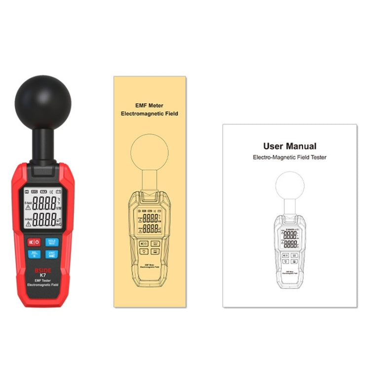 BSIDE K7 Handheld Electromagnetic Radiation Detector Electromagnetic Wave Tester - free shipping - PMC TechLife - Order now!