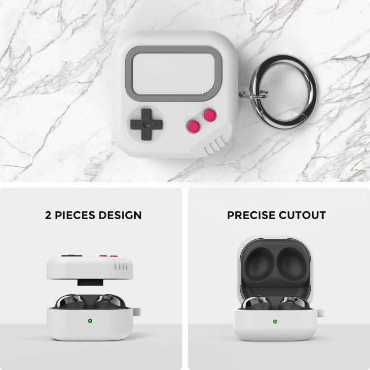 AhaStyle JY10 Bluetooth Earphone Silicone Common Protective Cover For Samsung Galaxy Buds 2 / Pro / Live / 2 Pro / FE(Black) - Samsung Earphone Case by AhaStyle | Online Shopping South Africa | PMC TechLife | Buy Now Pay Later Mobicred