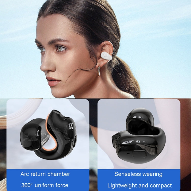 Clip-On Single Ear Bluetooth Earphone Wireless Earphone For Sports And Gaming, Packing: Box(Light Skin) - free shipping - PMC TechLife - Order now!