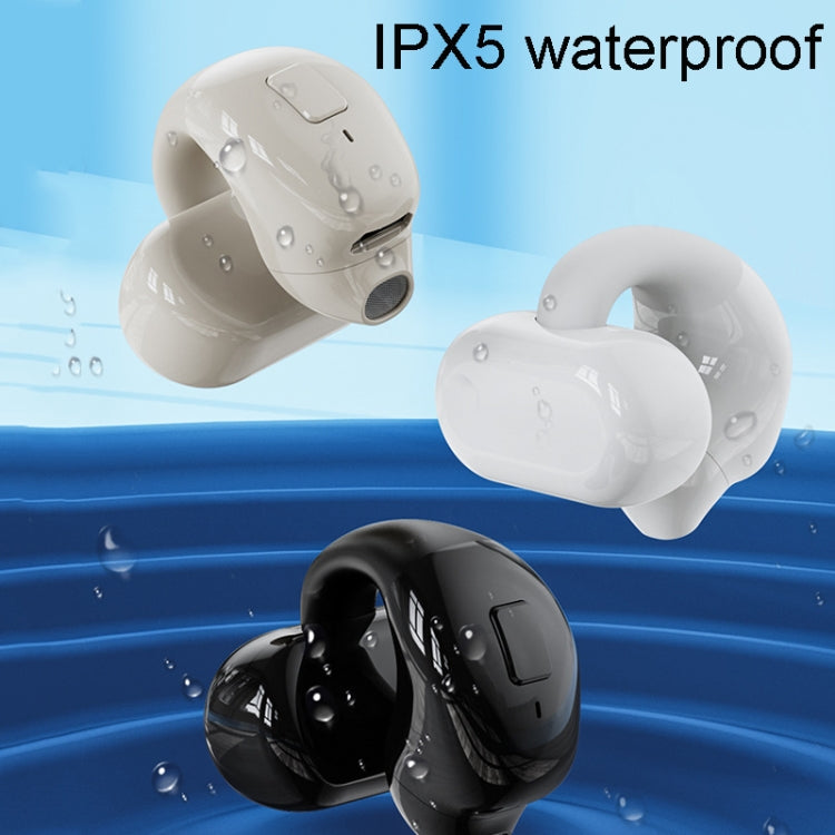 Clip-On Single Ear Bluetooth Earphone Wireless Earphone For Sports And Gaming, Packing: Box(White) - Bluetooth Earphone by PMC TechLife | Online Shopping South Africa | PMC TechLife | Buy Now Pay Later Mobicred